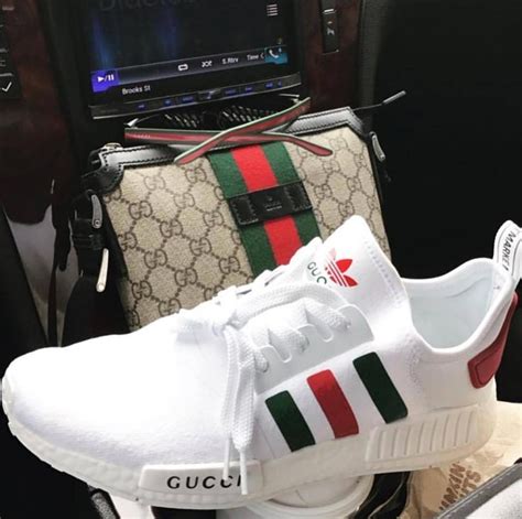 gucci nmd collab|Adidas x Gucci: Shoes, Bags & More .